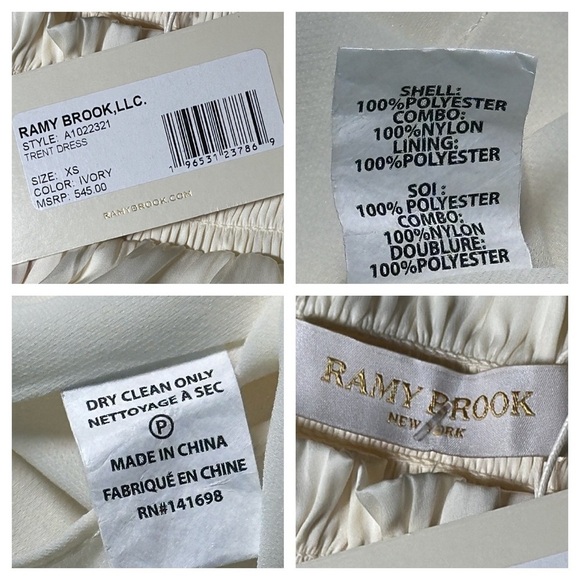 Ramy Brook Victorian Bohemian Mini Trent Lace Off-the-Shoulder Dress XS NEW - Picture 10 of 16